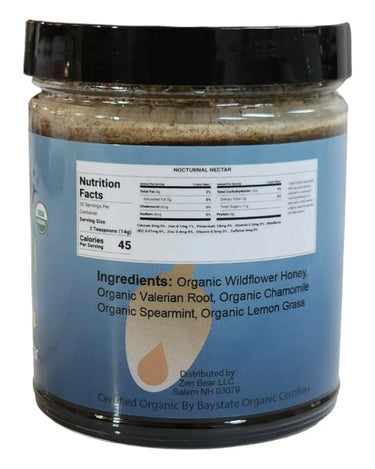 Organic Nocturnal Nectar Honey Tea - Zenbear Honey Tea Organic Nocturnal Nectar Honey Tea - Zenbear Honey Tea